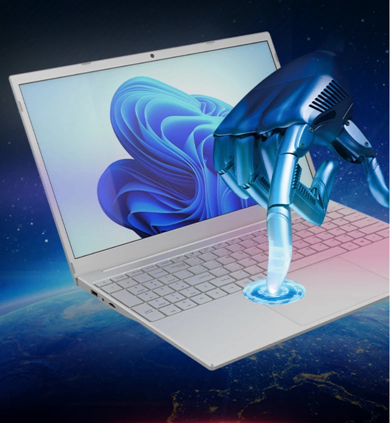 Laptops Brand New Slim 15.6 Inch 16GB RAM 1T SSD Intel N5095 Computer Laptop With Fingerprint and Backlight Keyboard Computer