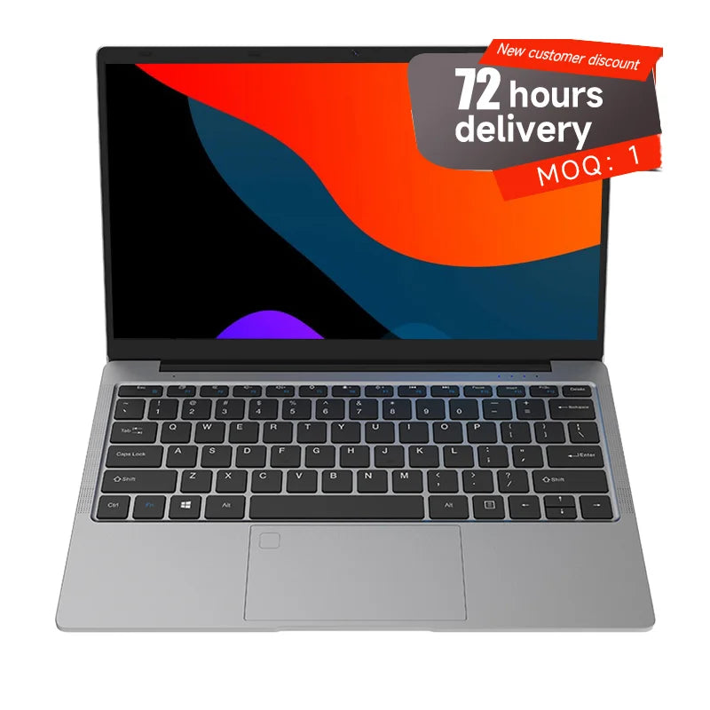 New Design 14.1'' Slim Laptop with 8GB RAM High Performance Cooling System Used WiFi for Office Gaming US Plug