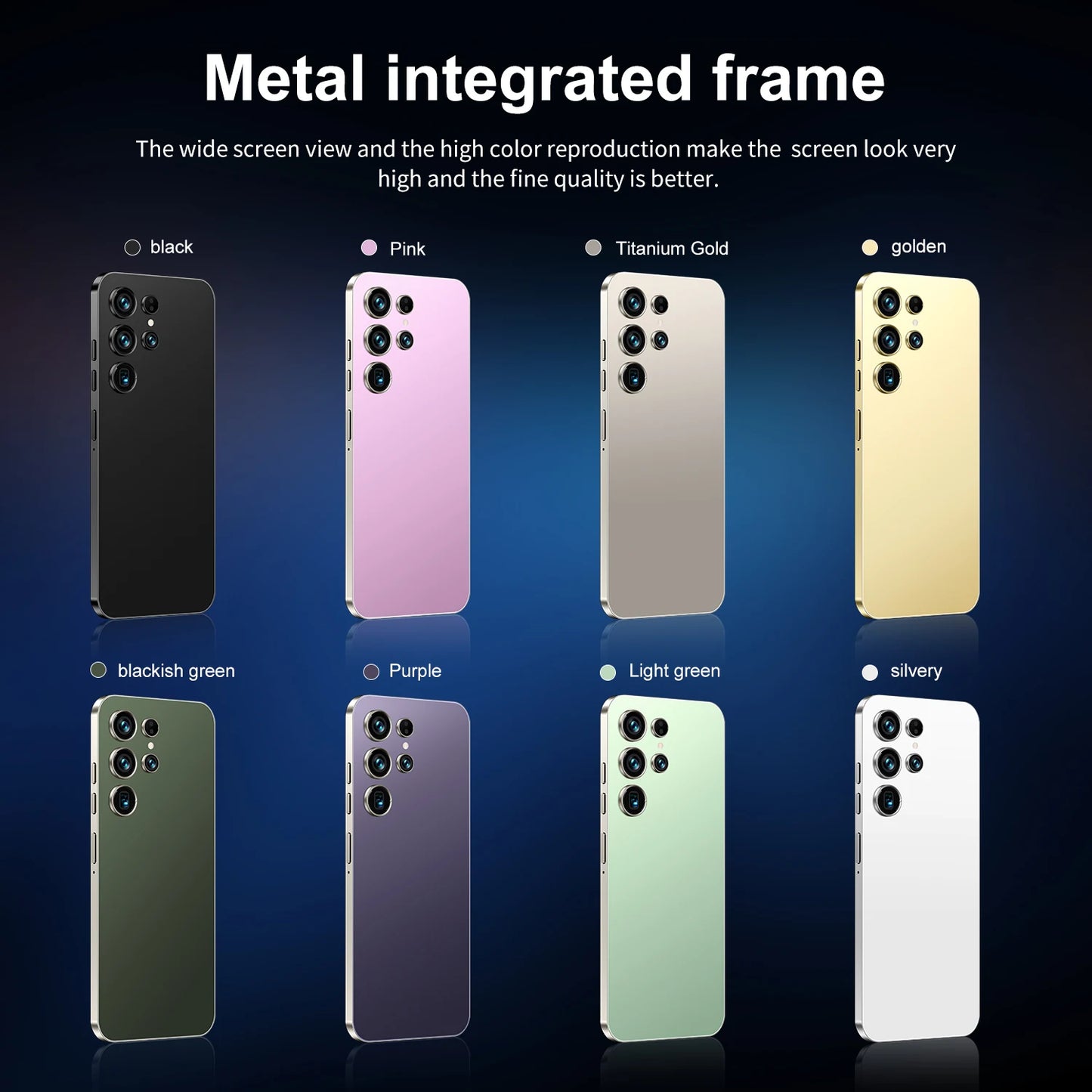 2025 New Original Phones S26 ultra Smartphones 22GB+2TB 5G Dual SIM Cellphone Mobile Phone Face Unlock Android 14 5G Phone