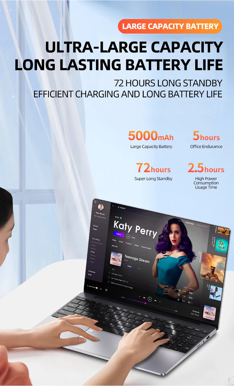 I7 Core 11th 12th Gen Laptop Computer 16GB RAM 11 10th Generation 1TB SSD 8GB 15.6 Inch Intel Notebook Laptop I7