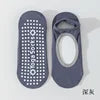 Boneless Custom Logo Grip Barre Trampoline Socks Pilates Non Slip Yoga Ballet Socks Compression Cotton Low Cut  Ankle  Socks