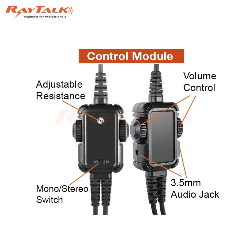 Pilot 6.3mm Connectors Wired Music Earphones & Headphones Aviation Use Similar to David Clark
