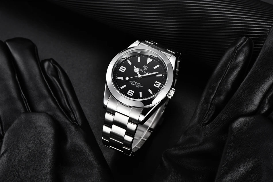 BENYAR 40MM V2 Version Top Brand  Luxury Men Watch Fashion Sport Watch  Automatic Mechanical Watches 10Bar BY-5177