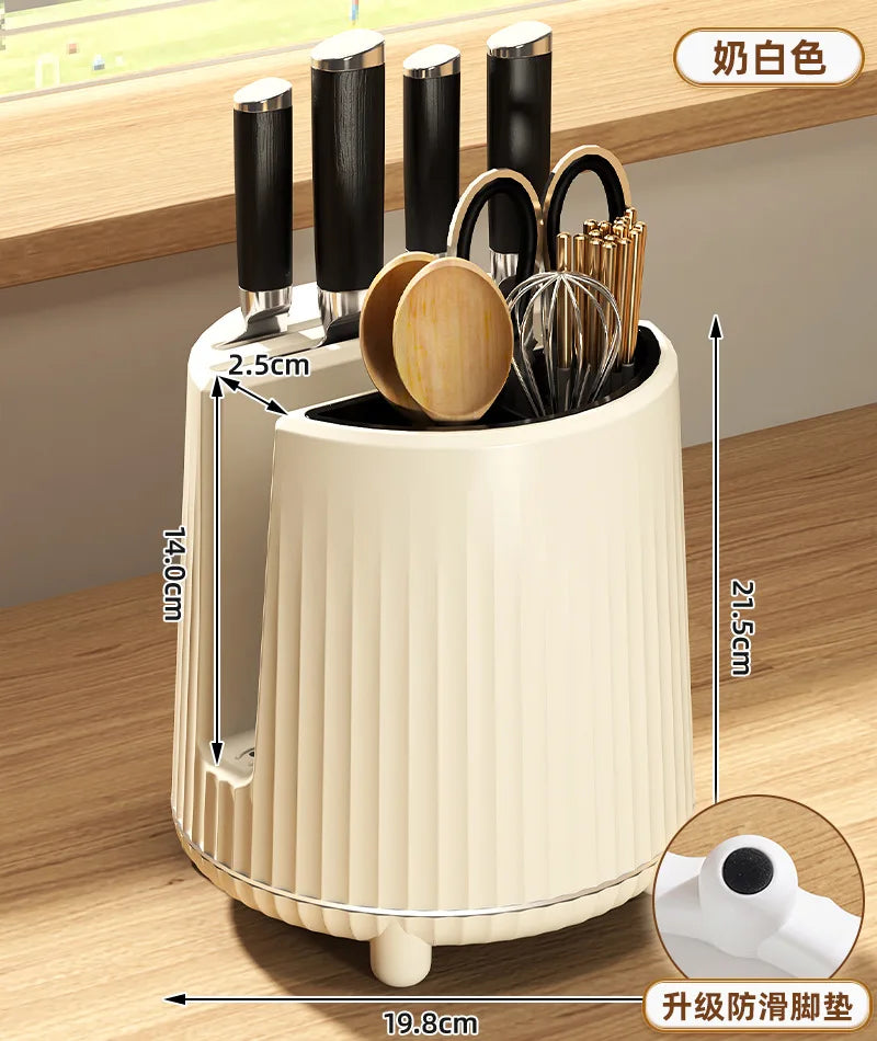 Kitchen Organizer Accessories Plastic Rotating Shelf 360 Degree Space-Saving Kitchen Storage Holders Racks
