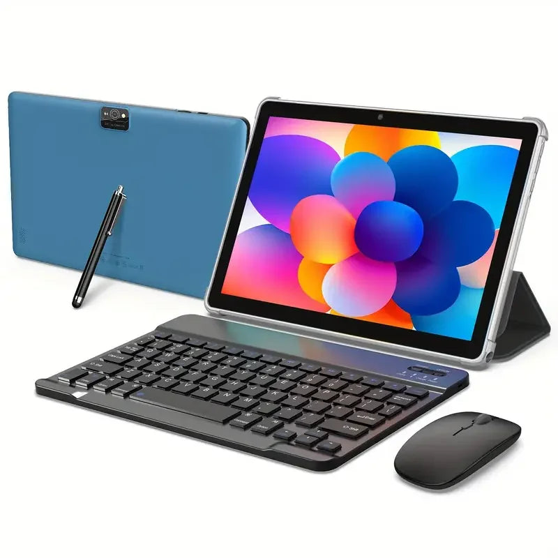 2025 Factory Wholesales Android Tablet 10.1 Inch Quad Core Tablet PC All in One Tablet PC VASOUN M30A with Keytboard Mouse