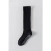 Seamless Custom Logo Grip Barre Trampoline Socks s Non Slip Pilates Yoga Socks Compression Tube Pipe Slouch Crew Socks