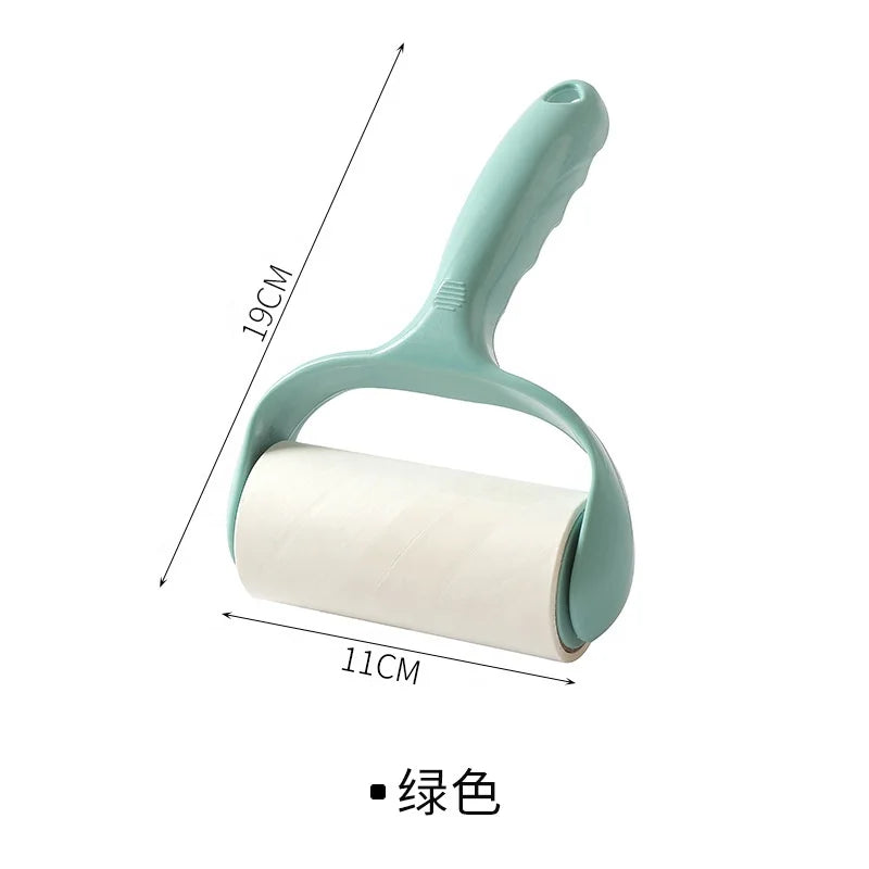 Manual Plastic Lint Roller for Hair & Dust Removal Sticky Brush for Sofa Bed & Clothes Cleaning Pet Hair Remover Brush