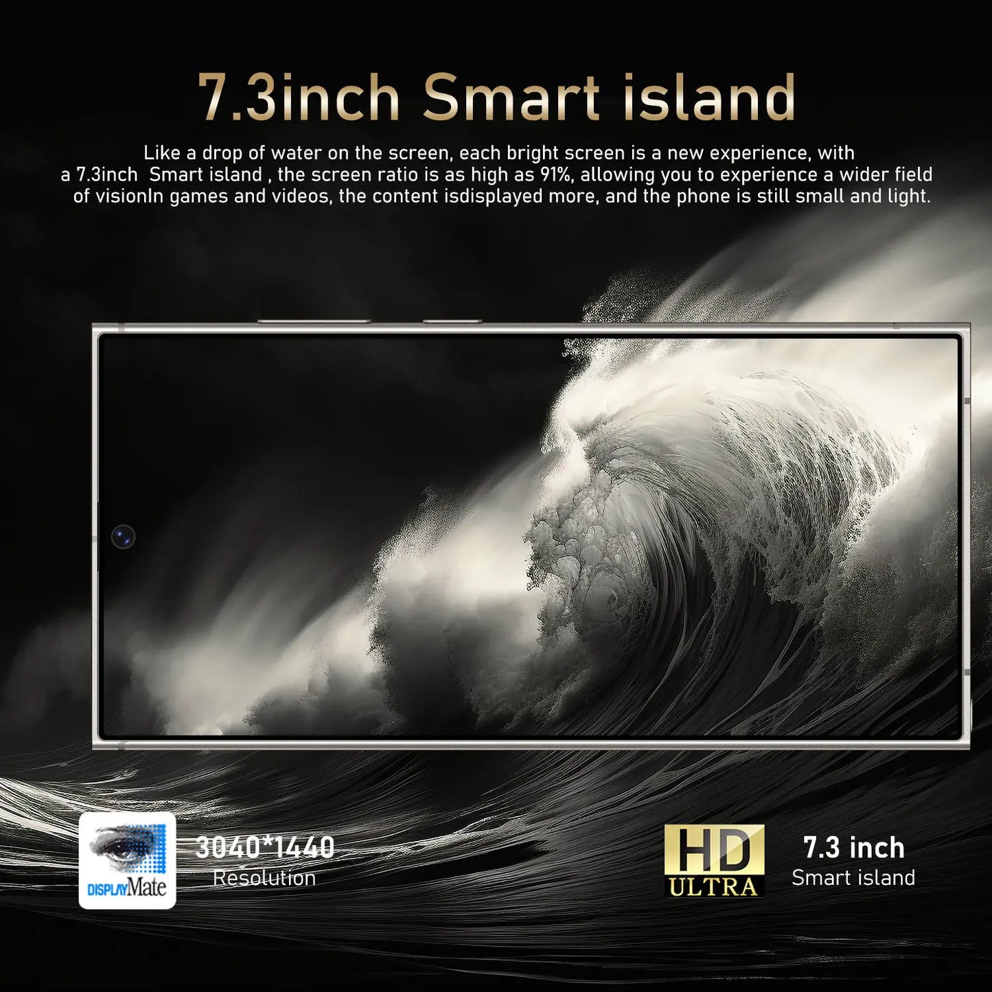 For Galaxy Ultra 5G Smartphone with 1TB Memory Deca Core CPU 108MP Rear Camera 144Hz Display Refresh Rate Operating CDMA LTE