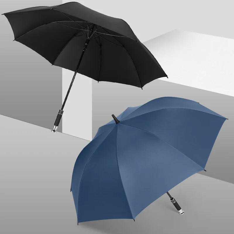 Manufacturer Wholesale 27 Inch Luxury Golf Umbrella Straight Pattern Large Windproof Custom Logo Branded Promotional Umbrella