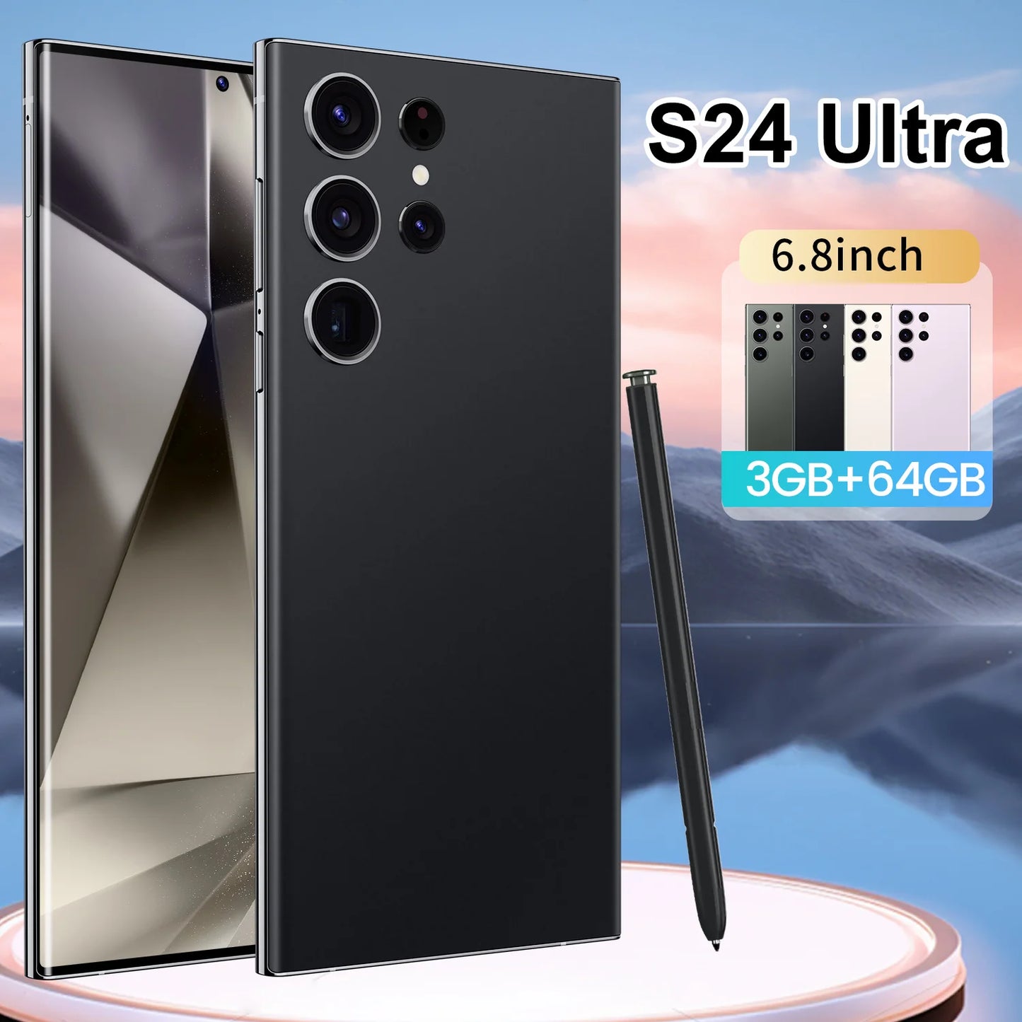 2023 Style Grids China Wholesale Personalizeds23 ultra 6.8inch Dual Sim Card Smartphone 5g Oem Mobile Phone Mobile Phone Galaxie