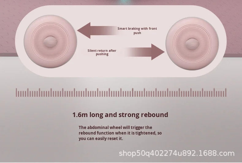 Automatic Intelligent Abdominal Muscle Roller Machine Home Fitness Exercise Equipment Rebound Abdominal Wheel for Male Plastic