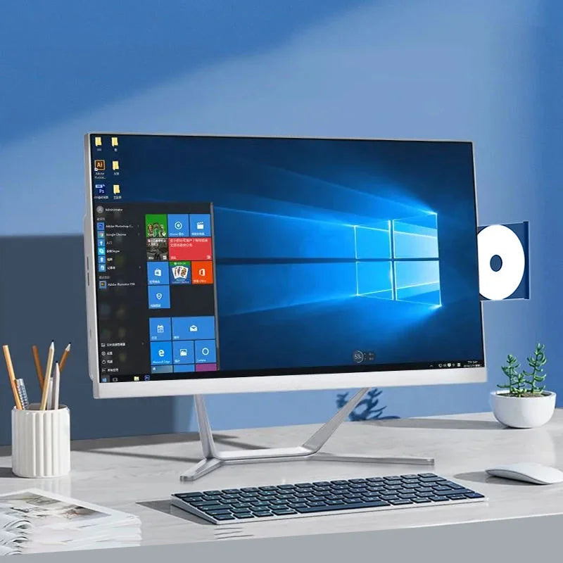 All-in-one Desktop Kit 21.5 23.8 27 Inches OEM ODM Industrial PC Factory Direct Wholesale Touch Screen Monoblock Pc All-in-one