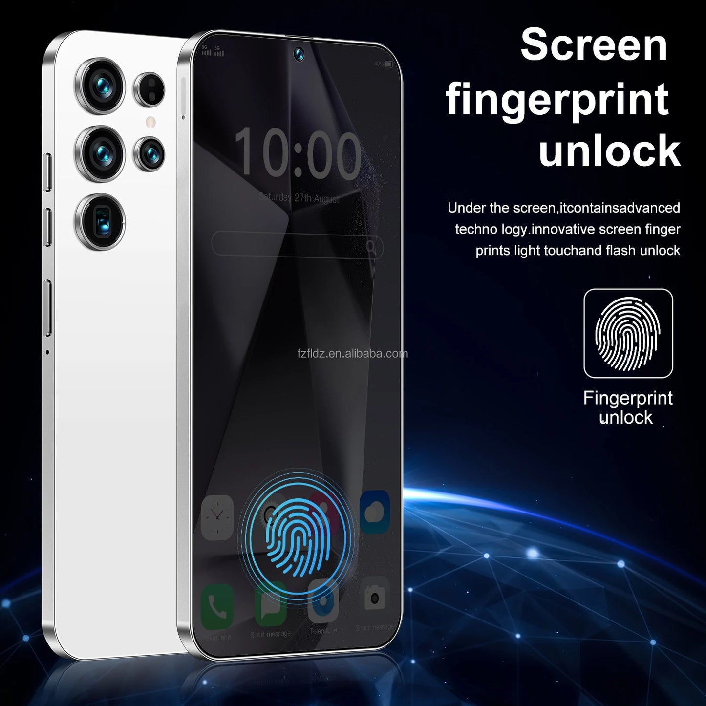 2025 New Original Phones S26 ultra Smartphones 22GB+2TB 5G Dual SIM Cellphone Mobile Phone Face Unlock Android 14 5G Phone