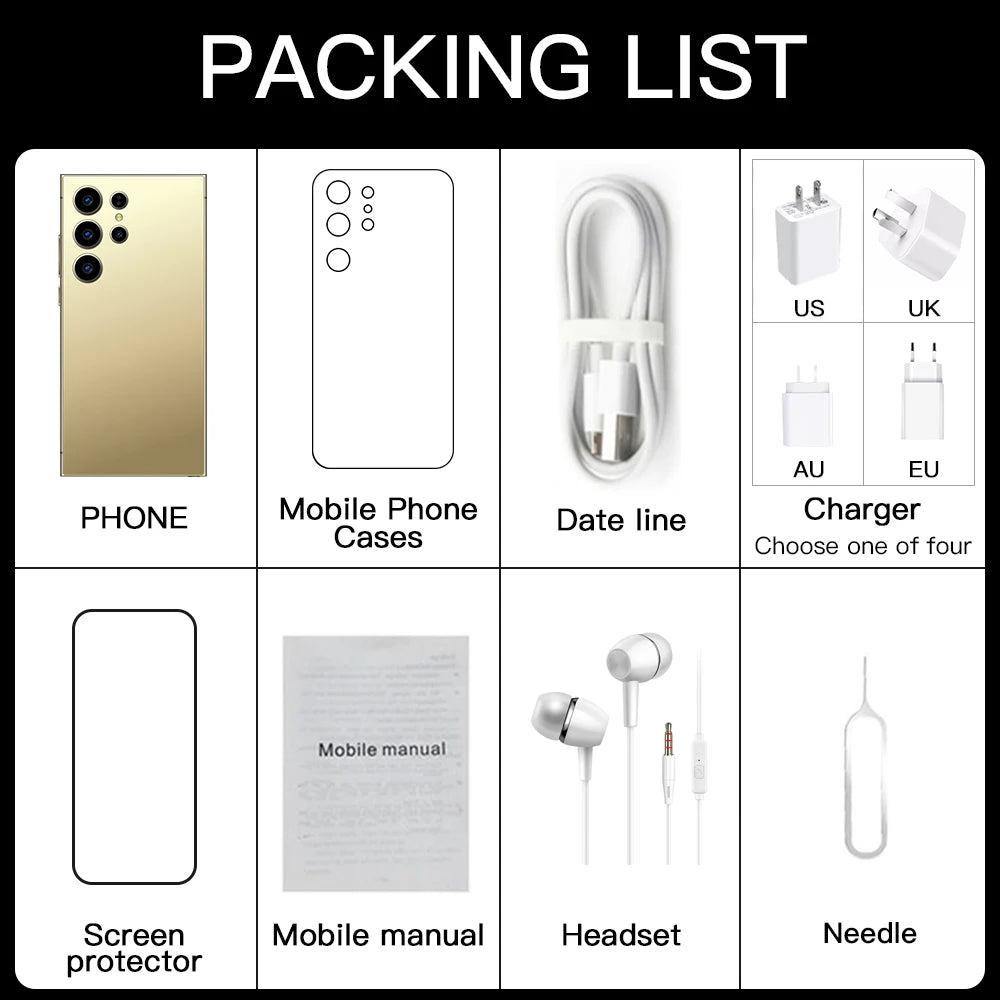 Use Mobile Phone Wholesales S for Galaxie 1TB S25 Ultra Smart Cell Phone Deal Purchase Feature Phone the Android