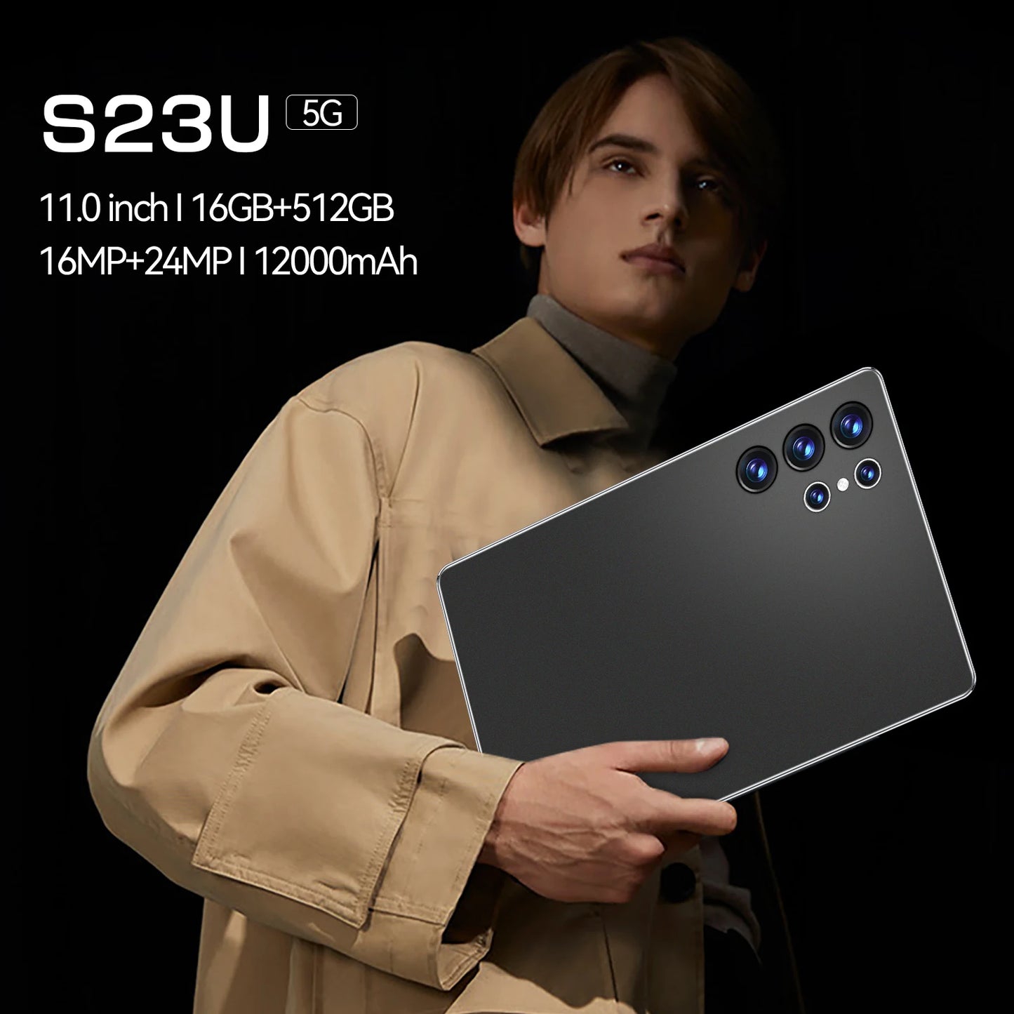 S23 Ultra 10-Inch Android Tablet for Kids Full Netcom 16+512GB Dual Card Learning Education Tablet 4G Call Factory Direct Sales