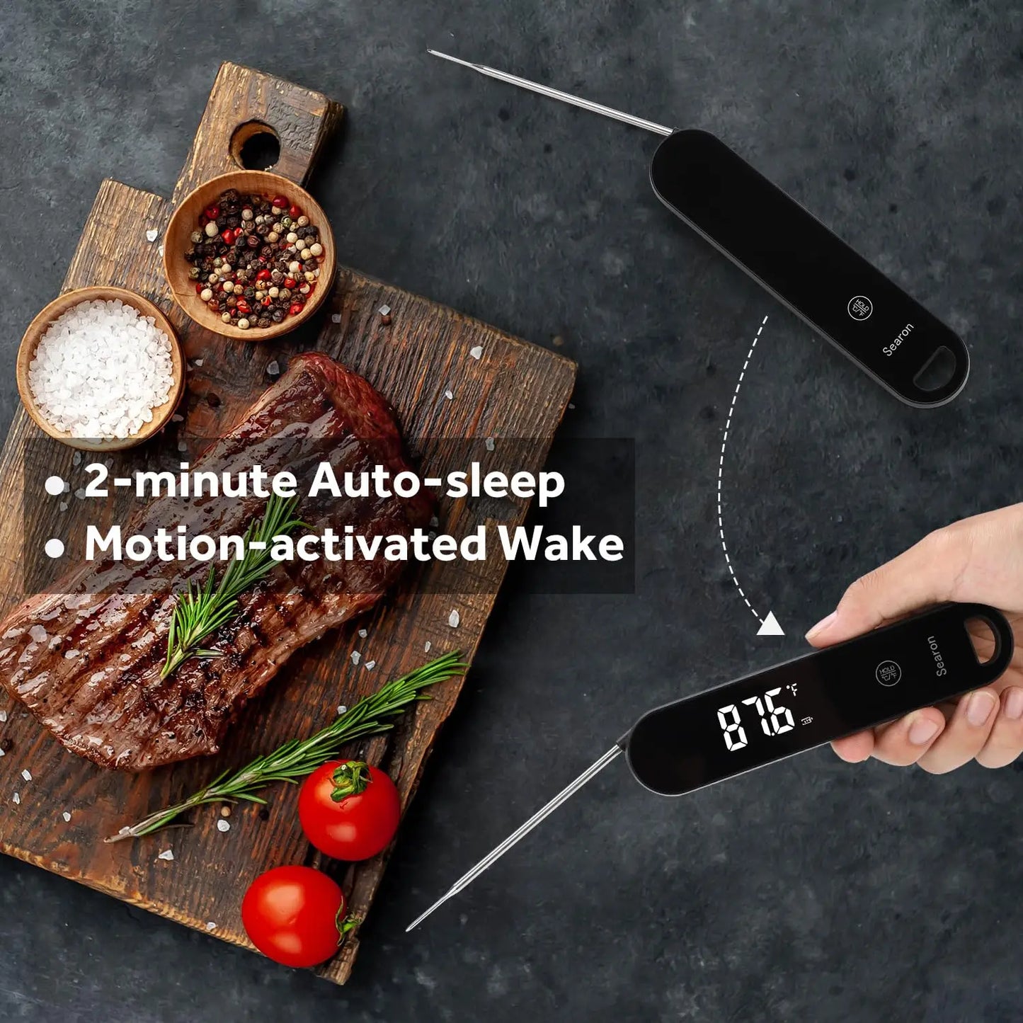 Fast Read Foldable Instant Read Meat Thermometer Instant Read Meat Thermometer