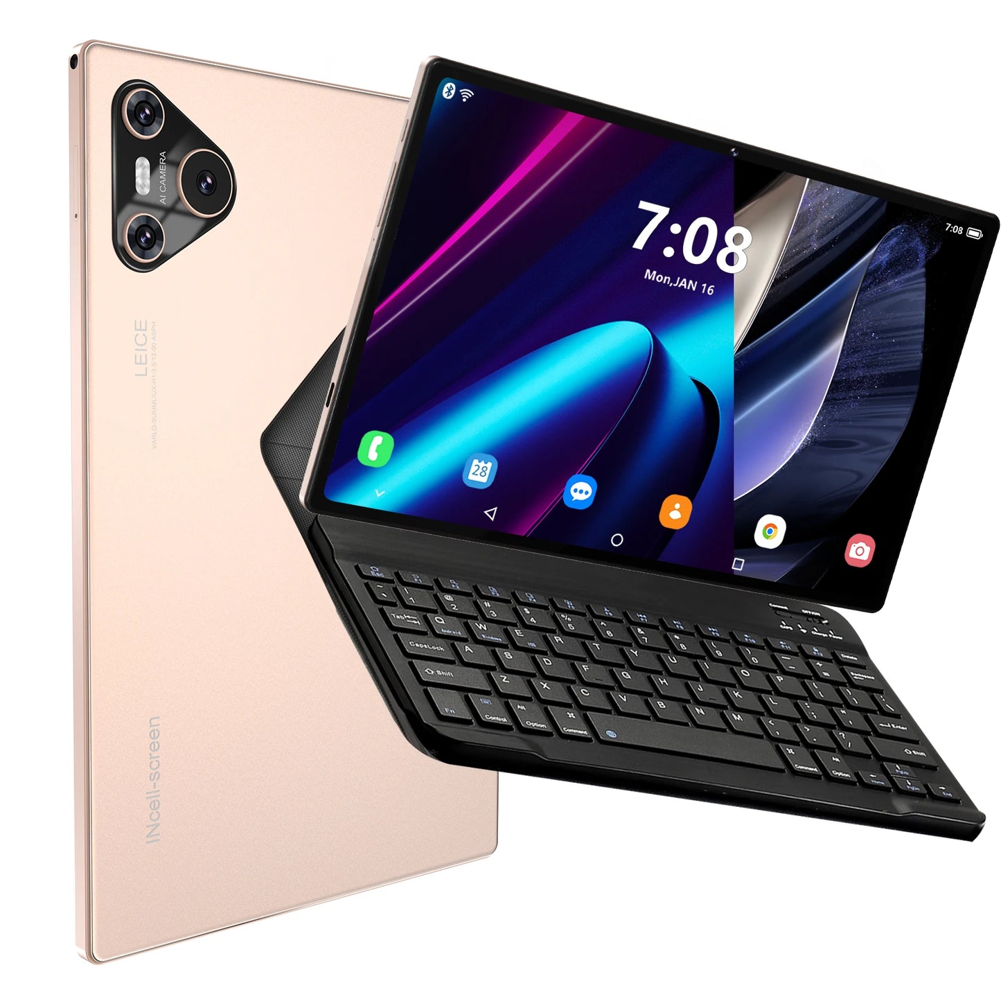 10.1-Inch Tablets Snapdragon870 Ten Core 1600*2560 Pixel Resolution Android 12 4G Tablets Study Tablet PC 16 Pro With WPS