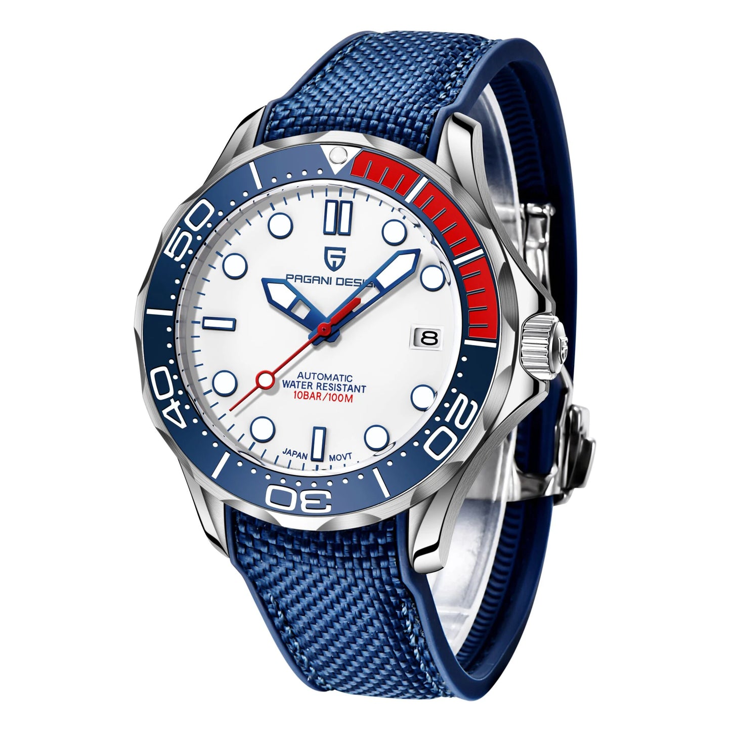 Pagani Design 2025 Automatic Watches for men mechanical wristwatch men Top Brand Luxury men watch 100m waterproof NH35 steel 007