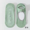 Boneless Custom Logo Grip Barre Trampoline Socks Pilates Non Slip Yoga Ballet Socks Compression Cotton Low Cut  Ankle  Socks