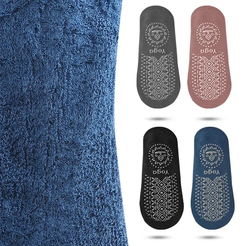 Yoga Socks for Women Non-Slip Grips & Straps Clasped Pilates Socks for Ballet Pilates Barre Dance