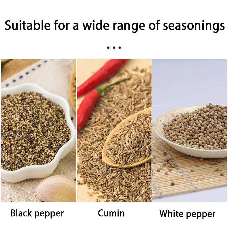 Mother Gift Kitchen Accessaries Picnic Thumb Stainless Steel 18/10 Mill Single Manual Press Salt and Pepper Herb Grinder