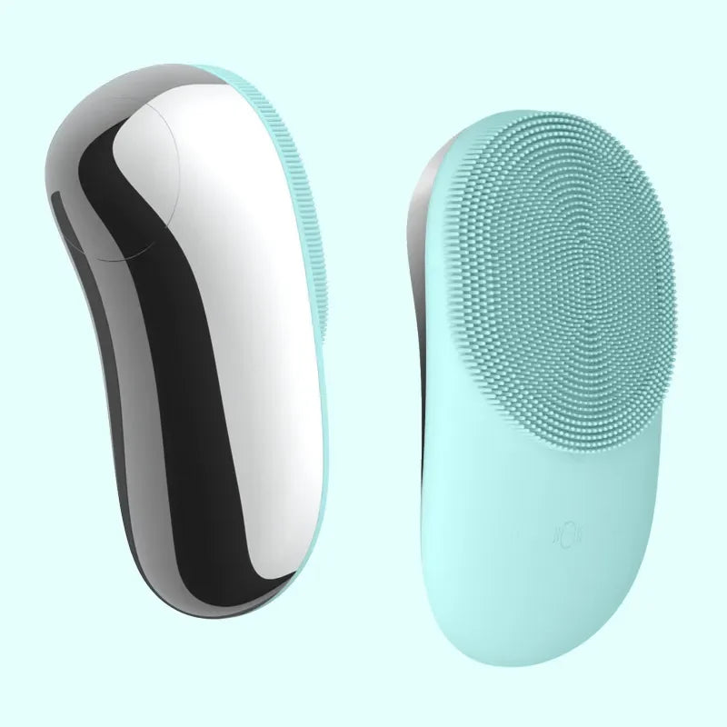 Multifunctional Silicone Sonic Face Cleaner Deep Pore Electric Face Beauty Clean Silicon Face Washing Cleaning Brush