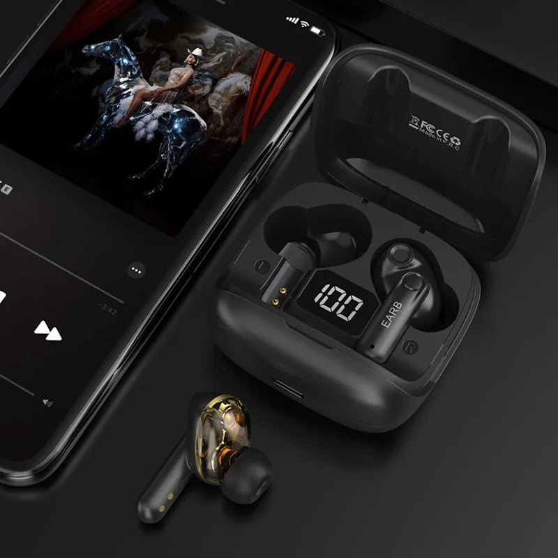 TWS 2 Earbuds Wireless Headphones Earbuds In-Ear 2 Anc Headphones Earbuds