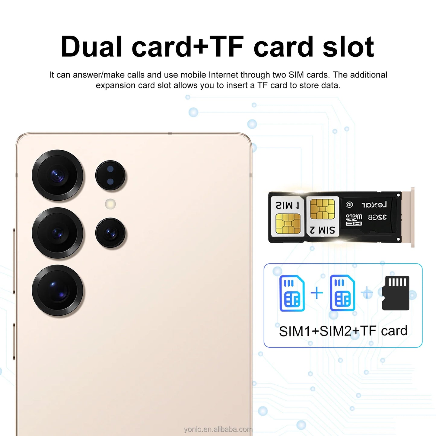 2025 Brand New S25 Ultra Original 16G 1T Global Version Smartphone With Deca Core CPU Dual Sim Card 16 GB ROM