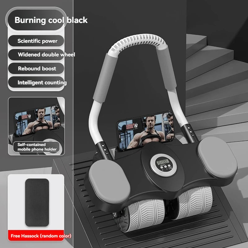 Abdominal Wheel with Automatic Rebound Function for Abdominal Muscle Training, Magic Abdominal Muscle Wheel, Sit-up Wheel.