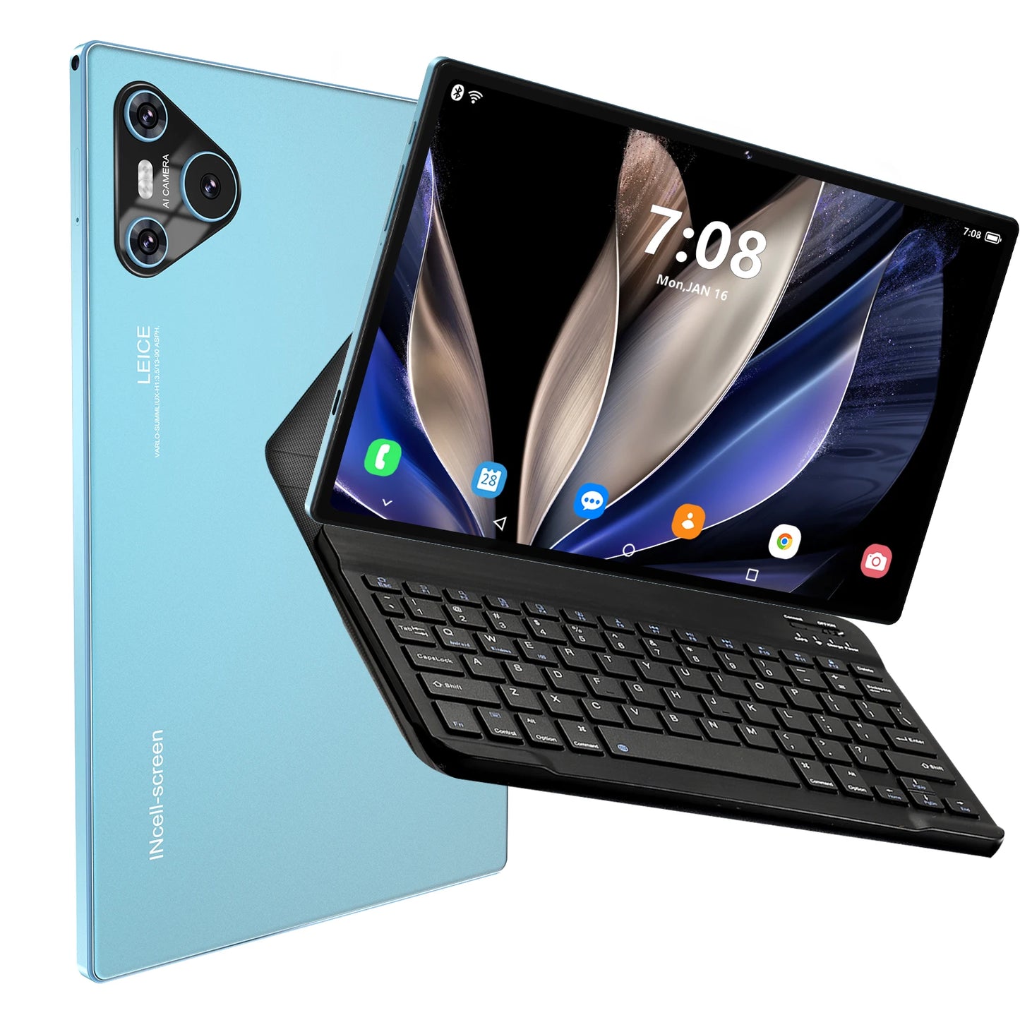 10" Android Tablet with Pen Learning Tablet for Kids Tablet with Keyboard Tablette Educative Pour Enfants 10000mAh 4 Speakers