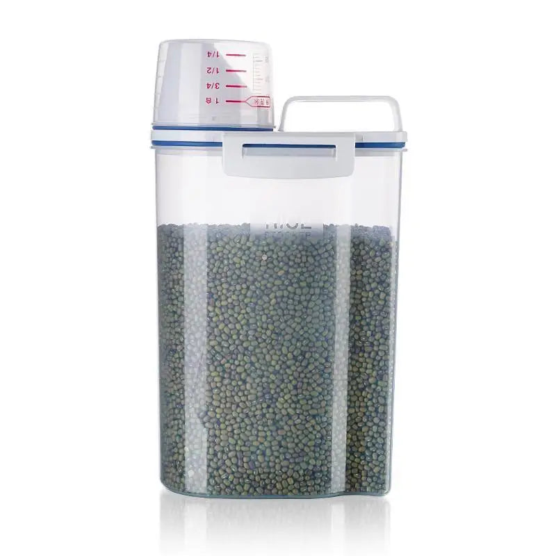 Transparent PP Food Storage Container Moisture-Proof Kitchen Organizer Dispenser Seal Cereal Preservation Storage Box