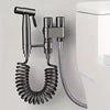 High-quality Factory Direct Wall-Mounted High-Pressure Handheld Bidet Sprayer Gun Set ABS Home Toilet Bathroom