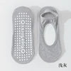 Boneless Custom Logo Grip Barre Trampoline Socks Pilates Non Slip Yoga Ballet Socks Compression Cotton Low Cut  Ankle  Socks