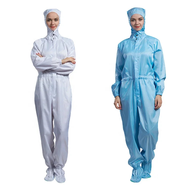 H-1123 75D Stripe Autoclavable Coverall Clean Room Garment Anti Static ESDD Jumpsuit ESDD Clothing