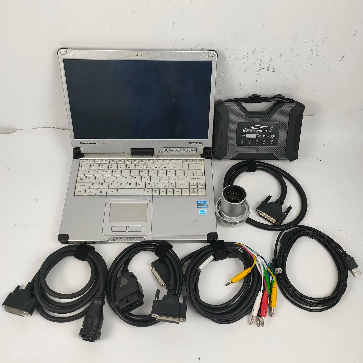 Toughbook Cf19 for SUPER MB PRO M6 Multiplexer Diagnostic Tool MB STAR C6 Wireless Star Diagnosis Tool 2023-09 Software