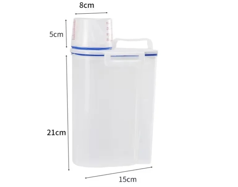 Transparent PP Food Storage Container Moisture-Proof Kitchen Organizer Dispenser Seal Cereal Preservation Storage Box