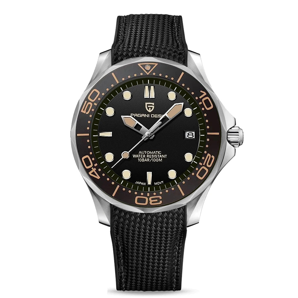 Pagani Design 2025 Automatic Watches for men mechanical wristwatch men Top Brand Luxury men watch 100m waterproof NH35 steel 007