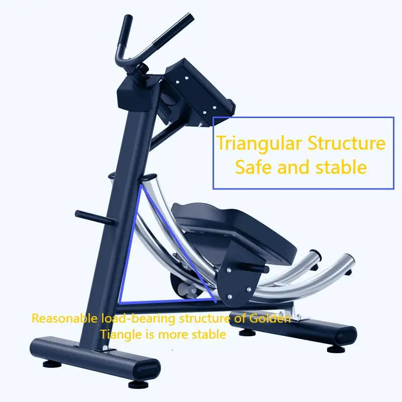 Good AB Coaster Machine 500kg Maximum Load Adult Fitness Core Trainer Abdominal Exercise Roller Wheels Portable for Anywhere
