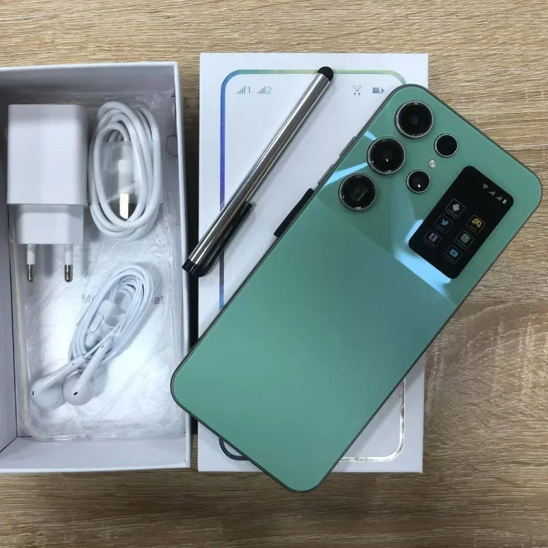 Smartphone Android 15 S25 Ultra de alta qualidade, ecrã de 7,3 polegadas, 22 GB + 1 TB, 5G, desbloqueado, dual SIM, câmara traseira de 108 MP, grande sucesso de vendas, venda por grosso global.