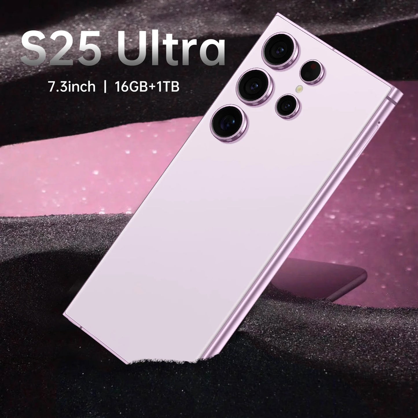 Smartphone Galaxy S25 Super 7.3 HD 5g Celulares 16gb + 1TB Dual SIM 8000mAh 72MP + 108MP Mobile Original Android Phone