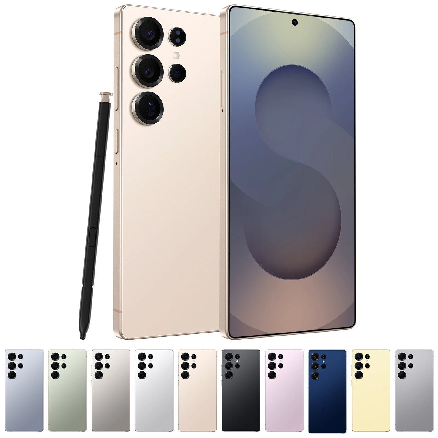 Hot Selling S25 ULTRA 16GB+1TGB 7.3 Inch Phone Original Full Display Android 14.0 Mobile Cell Smart Phone