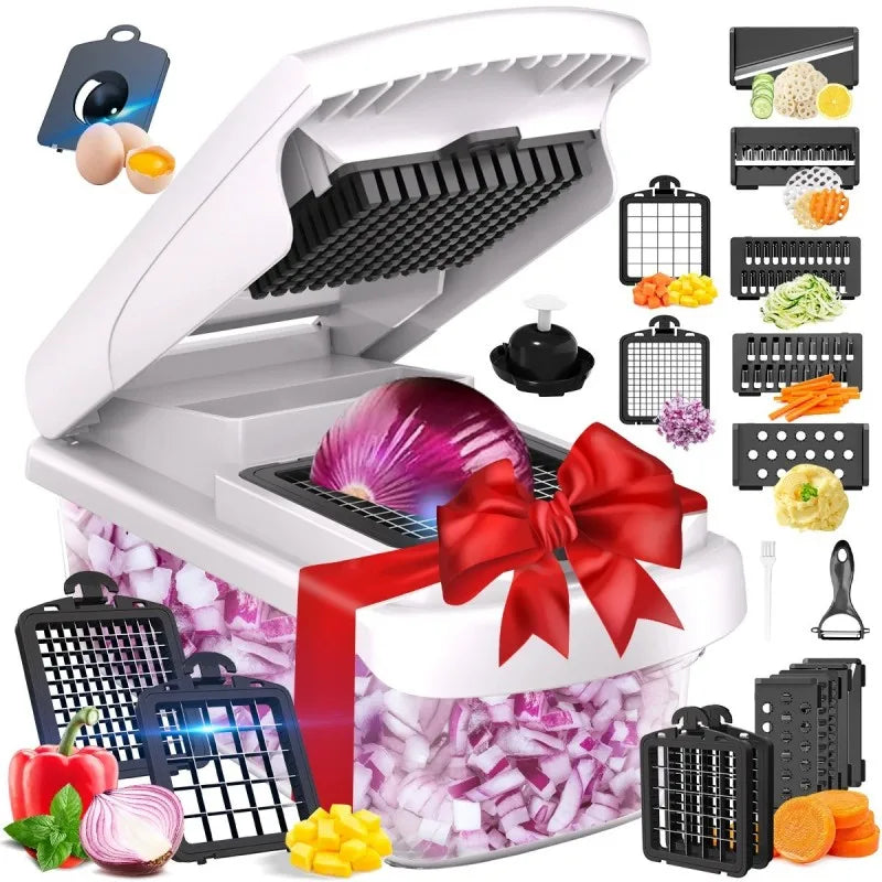 15 in 1 AMZ Best Sale Mandoline Fruit Vegetable Cutter Onion Dicer Veggie Slicer Vegetable Chopper