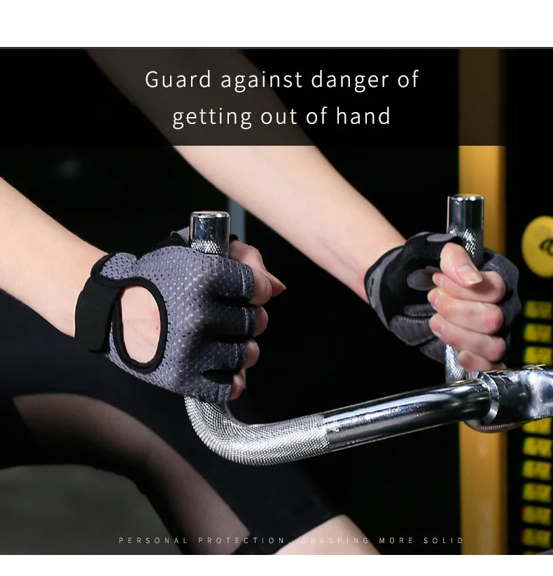 Wholesale Training Fingerless Fitness Bodybuilding Gym Weight Lifting Gloves For Women
