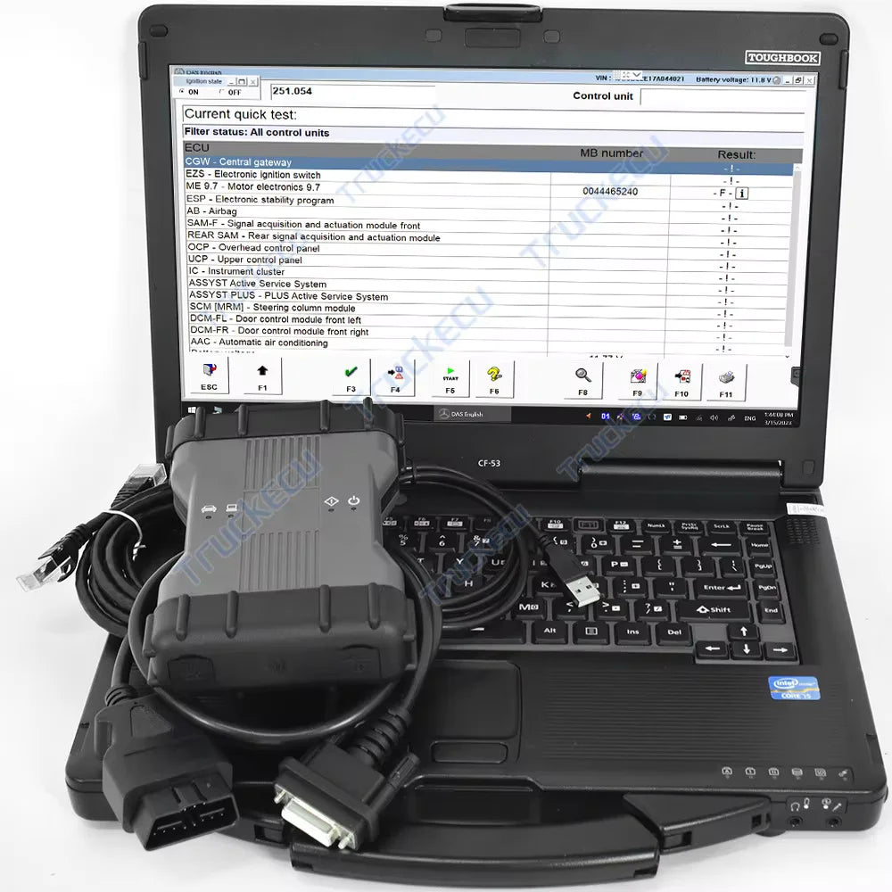 Toughbook CF53 for benz Car Truck Auto Diagnostic Tool Xentry C6 for benz Star Obd2 Diagnostic Tool Powerful Than Mb Star C4 C5