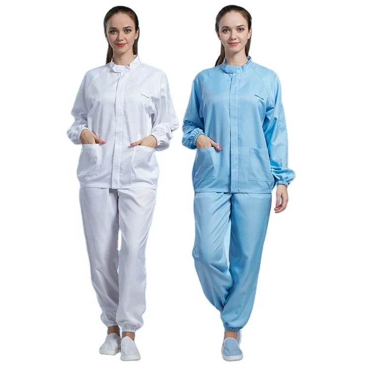 H-1106WF Food Processing Plant Worker Uniform Beverage Snack Additives Fruit Preserves Jams Flour Coffee Tea Process Clothes