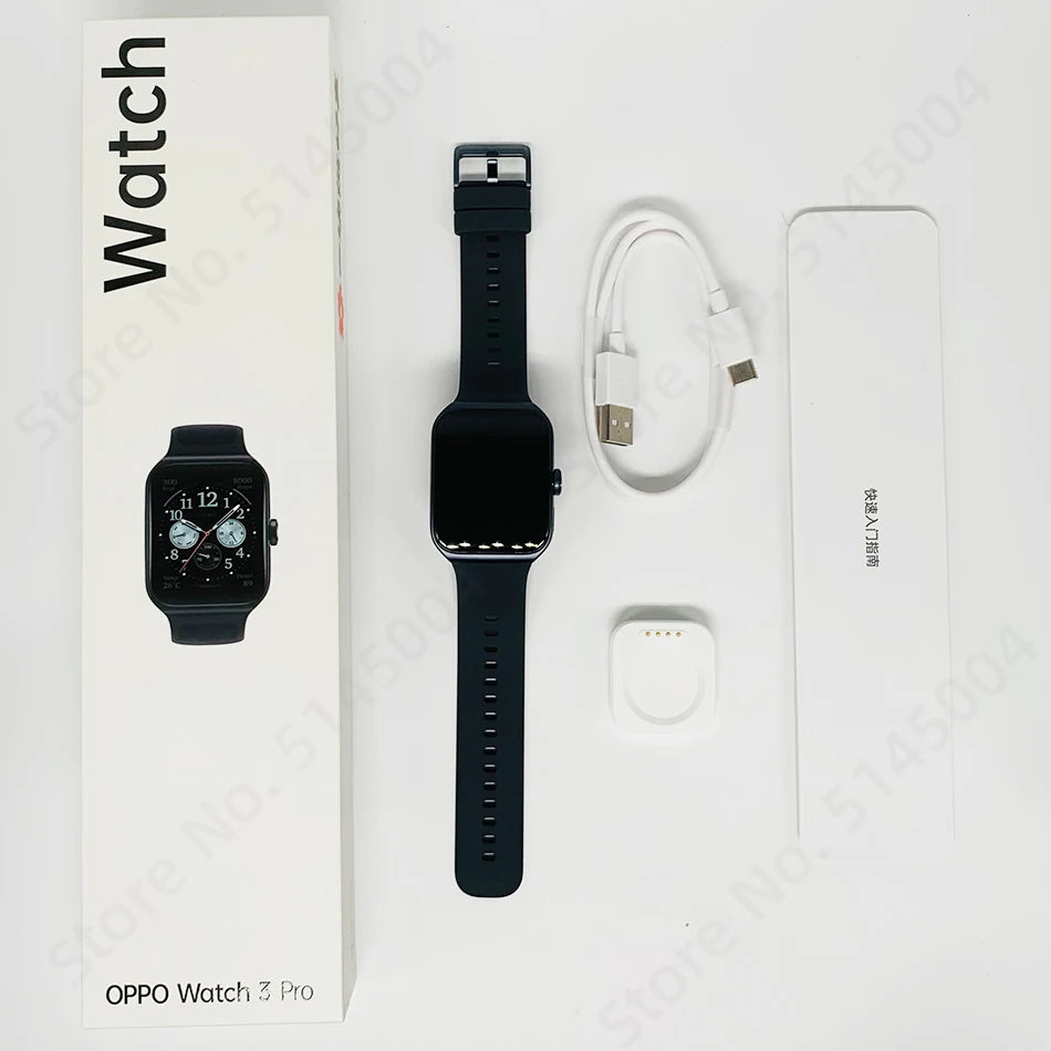 New OPPO Watch 3/ 3 Pro 1.91 Inches Aluminum Alloy LTPO Display Independent ESIM Independent Communication 80+ Commonly Used APP
