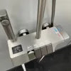 High Quality Brass Four-Function Thermostatic Luxury Shower Set Piano Key Button Waterfall Bath Time Display Brushed Surface