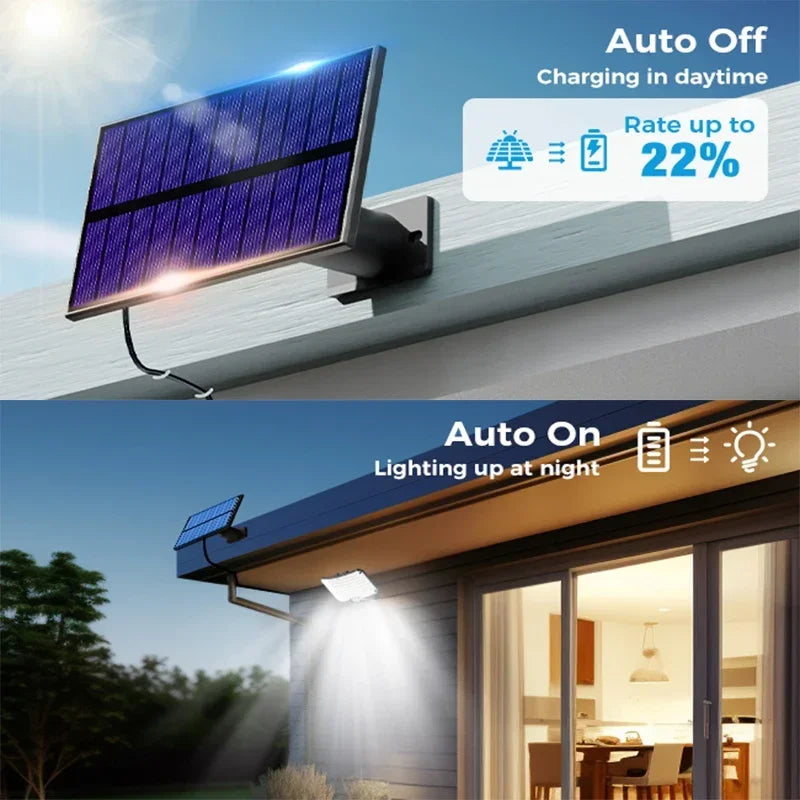 solar outdoor courtyard lights outdoor induction road lights garage lights single head split wall lights household rural yard