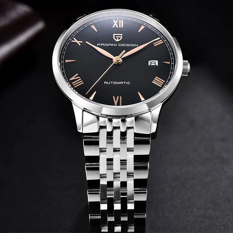 PAGANI DESIGN 40mm Men's Watch NH35 Mechanical Watch Top Brand Sapphire Glass Clock Stainless Steel Waterproof Automatic Watches