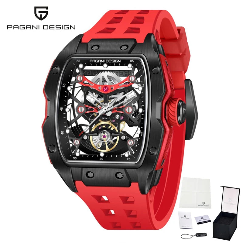 PAGANI DESIGN new hollowed out mechanical automatic watch waterproof luminous watch luxurious top-level trendy watches for man